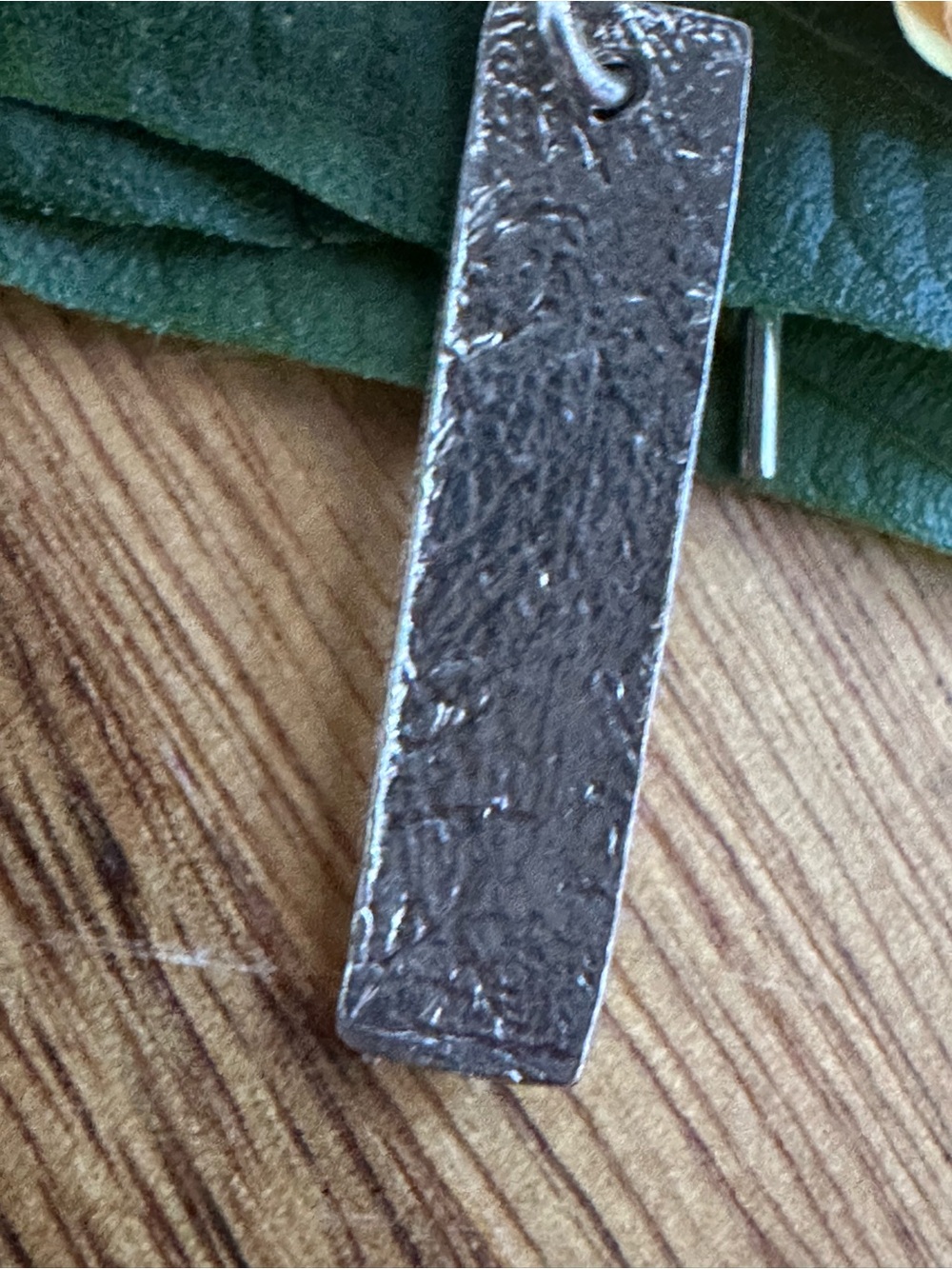 Silpada Silver Textured Rectangular Drop Earrings - Picture 2 of 6